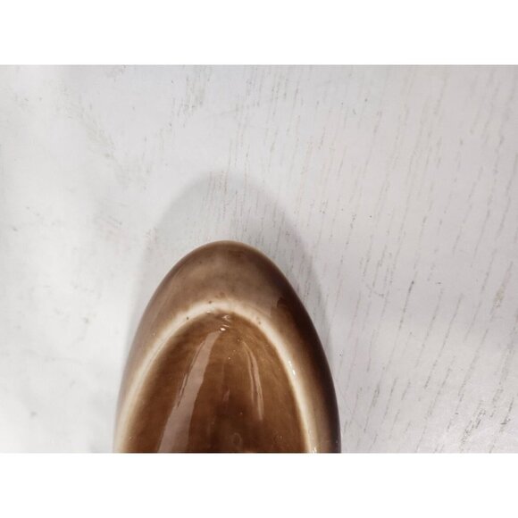 Vintage Wade Bird Bath Trinket Dish Brown Ceramic Made in England 5.5" - Picture 4 of 9